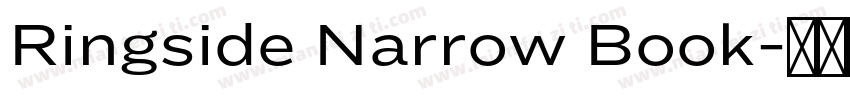Ringside Narrow Book字体转换